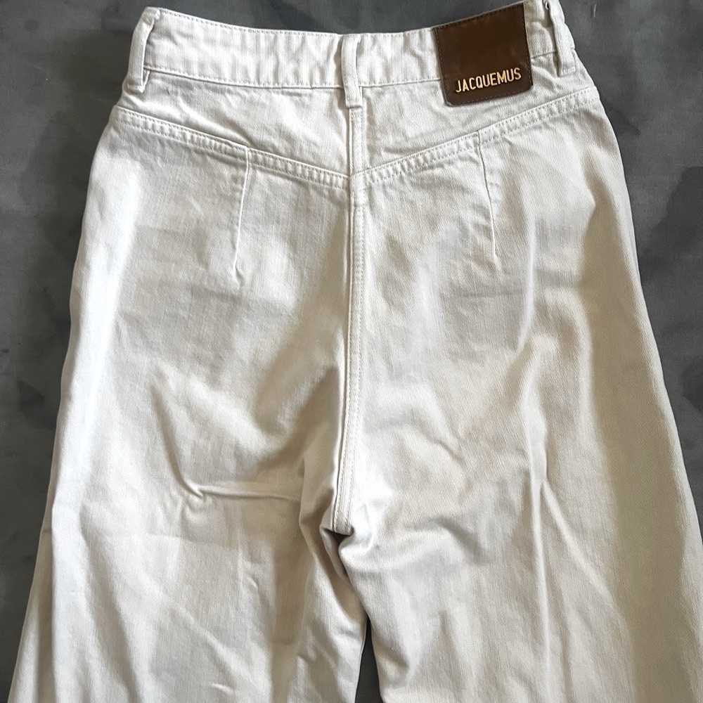 Jacquemus La Riviera Wide Leg Jeans - Picture 9 of 10